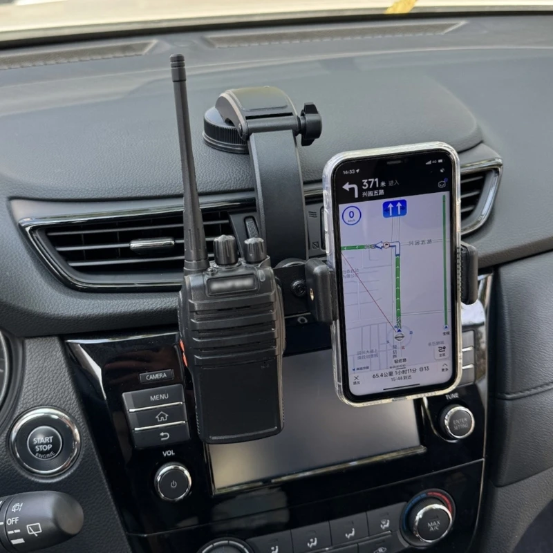 Convenient Car Mount Stand Secure Vehicle Hold for Communication Device & Cell