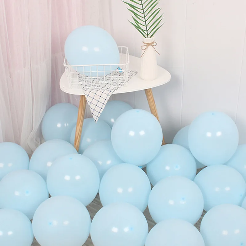 5/10inch Macaron Latex Balloons Pastel Pink Mint Green Blue Balloons for Baby Shower Wedding Birthday Party Decor