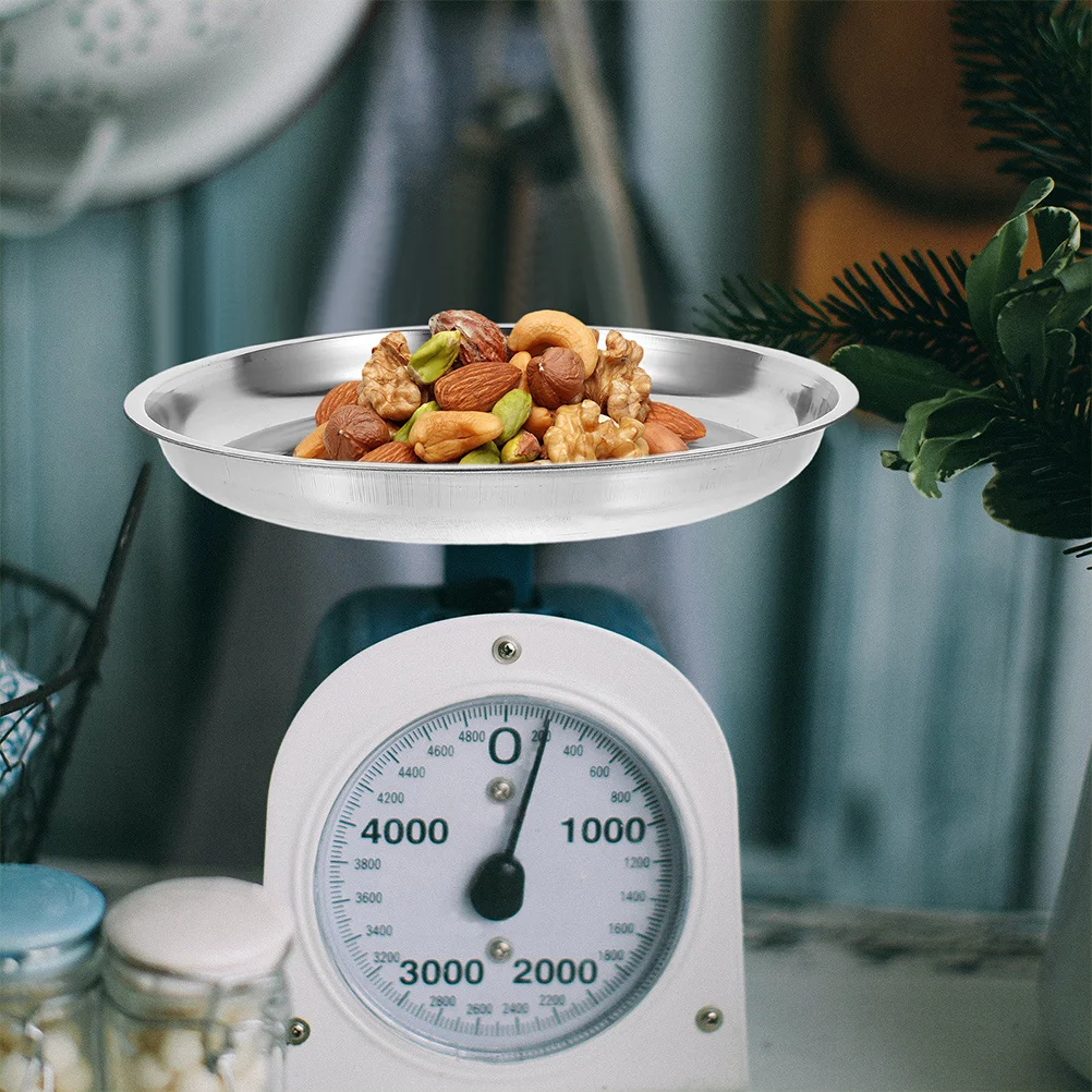 

Mechanical Weighing Pan Stainless Steel Scale Dish for Kitchen Laboratory Jewelry Food Liquid Measurement Mechanical Weight Tray