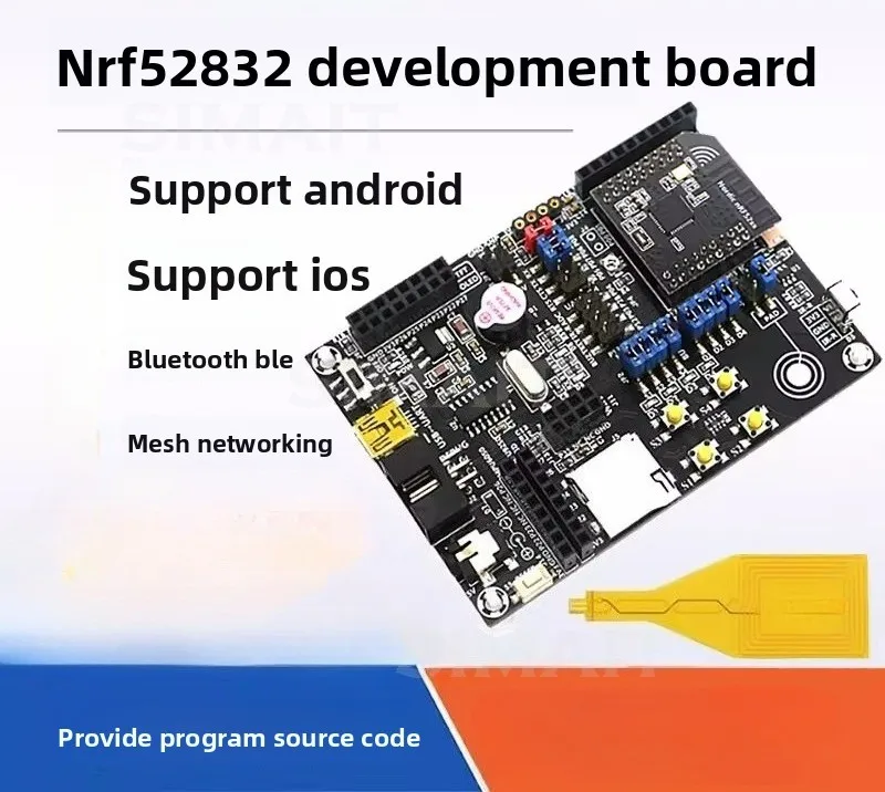 Free shipping nRF52832 development board Bluetooth 5.0BLE ultra-low power Mesh networking ANT/NFC/2.4G/nRF52DK