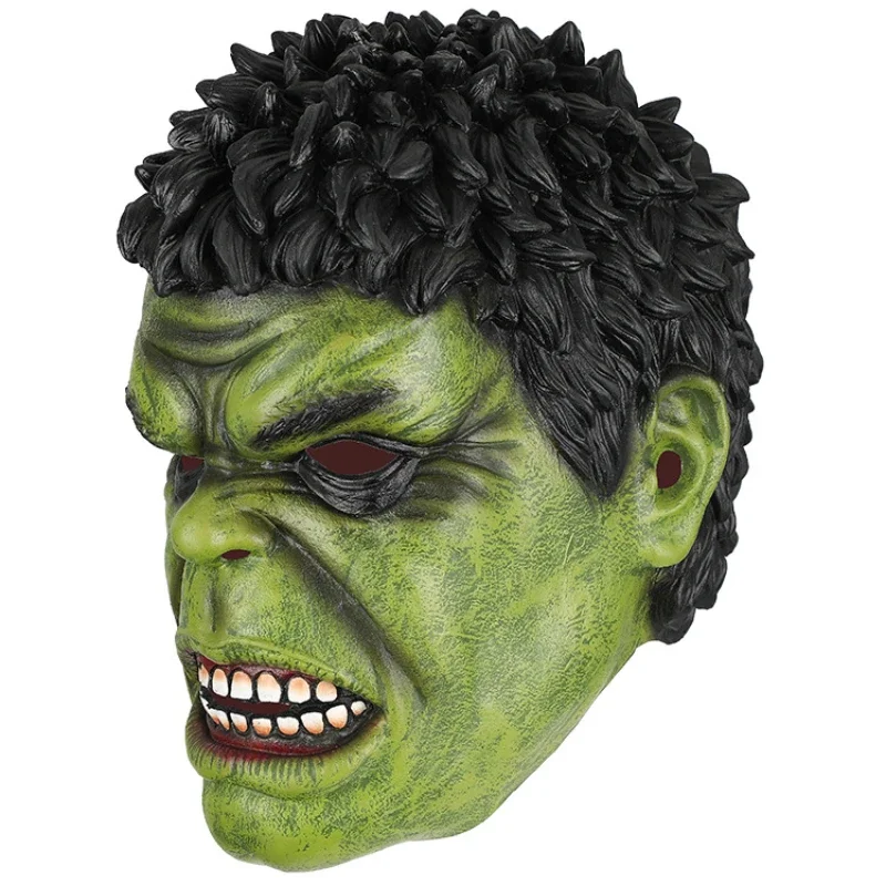 Superhero Venom Cosplay Masks with Long Tongue Full Head Hulk Mask for Adults Latex Helmet Haunted House Props Party Masks#1#W
