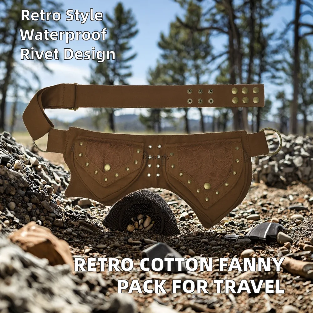 pochete-de-algodao-estilo-vintage-pratica-a-prova-d'agua-para-viagens-esportes-ao-ar-livre-retro-bolsa-de-peito-ziper-atacado