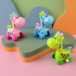 Cute Wind Up Toys Cute Pigeon Plastic Octopus Giraffe Elephant Wind-up Toy Shaped Christmas Supplies Kids Holiday Birthday Gift