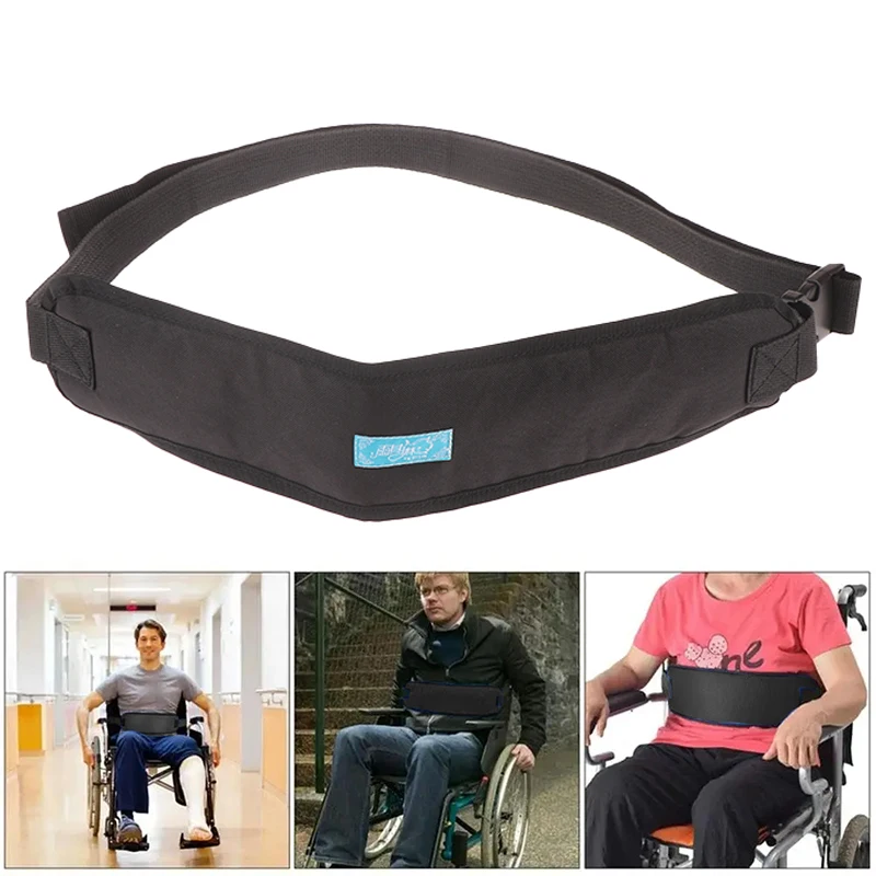 

Anti Fall Wheelchair Seat Belt Adjustable Quick Release Restraints Straps Chair Waist Lap Strap For Elderly Or Legs Patient Care