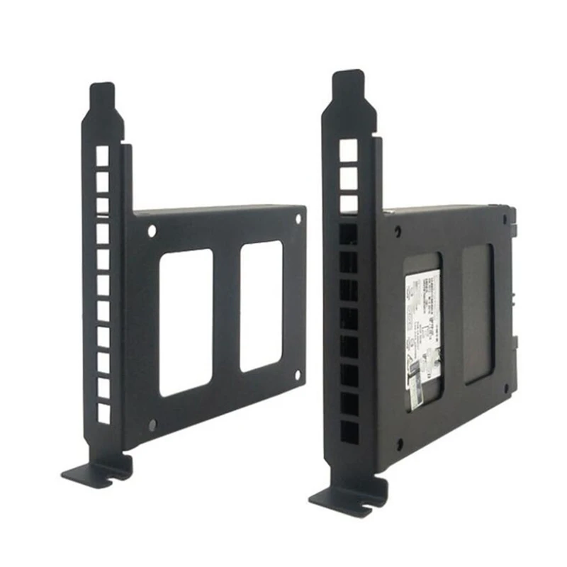 Slot PCI 2.5 pollici IDE/SATA/SSD/HDD staffa di montaggio a pannello posteriore vassoio adattatore per disco rigido con staffa di profilo