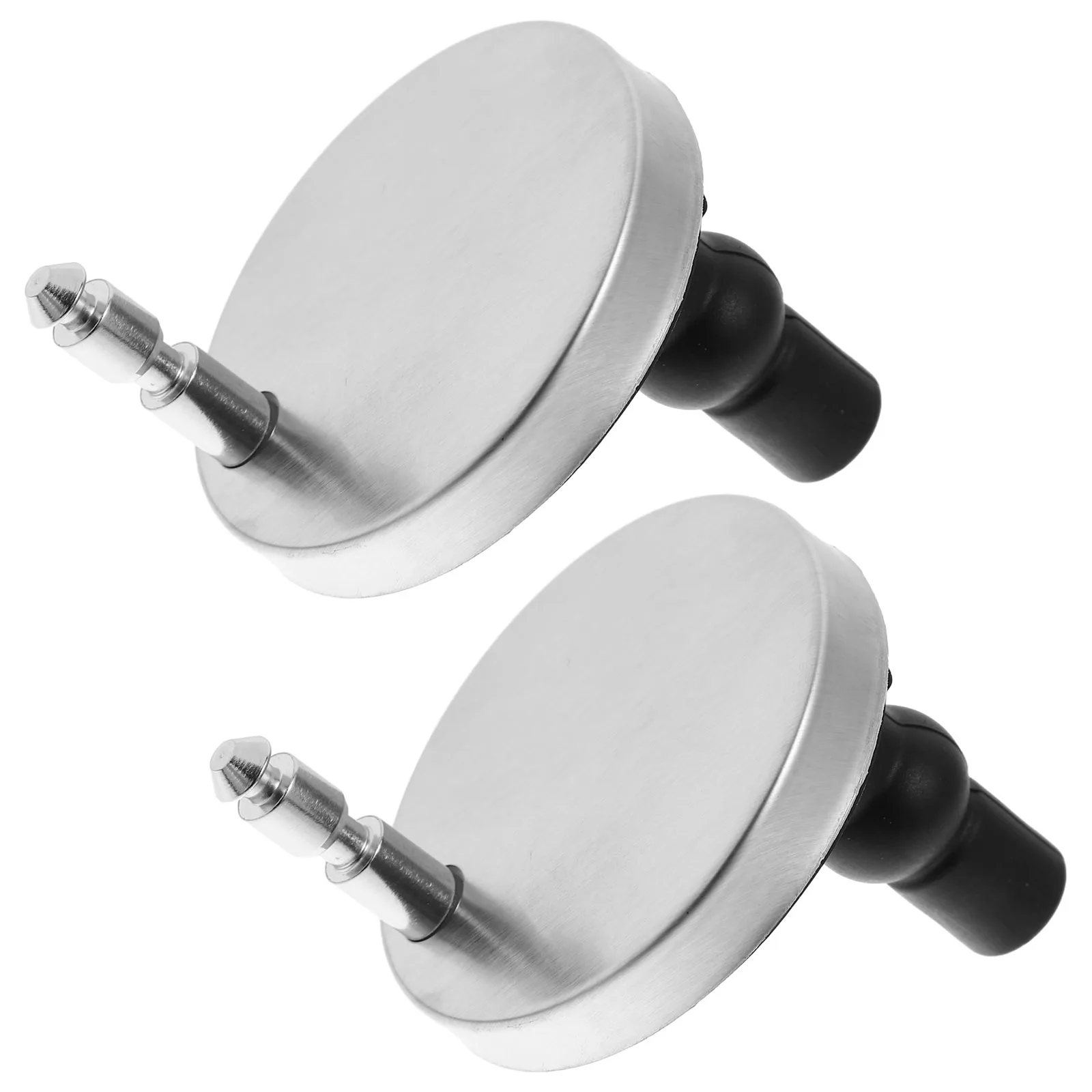 

2 Sets Toilet Seat Accessories 60mm A Type Stainless Steel Hinges Screws Durable Replacement Parts Bolt Covers Fixing