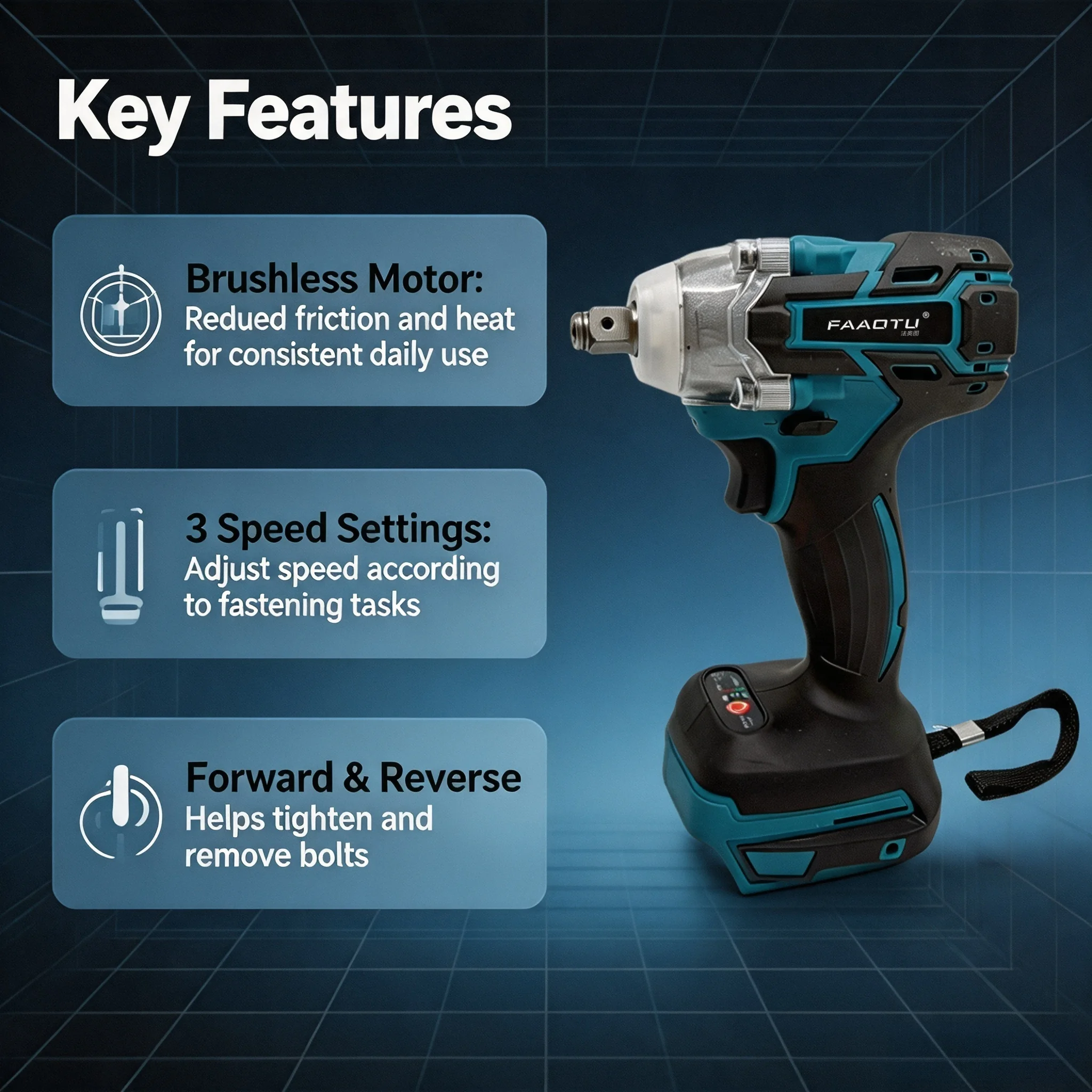 FAAOTU 285 cordless rechargeab - Torque Wrench review and price