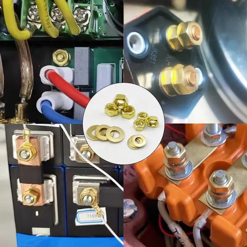 

Brass Flat Washers M2 M2.5 M3-M6 M8 M10 M12 M14 Excellent Sealing Performance Rust-resistant Ideal for Furniture and Appliances