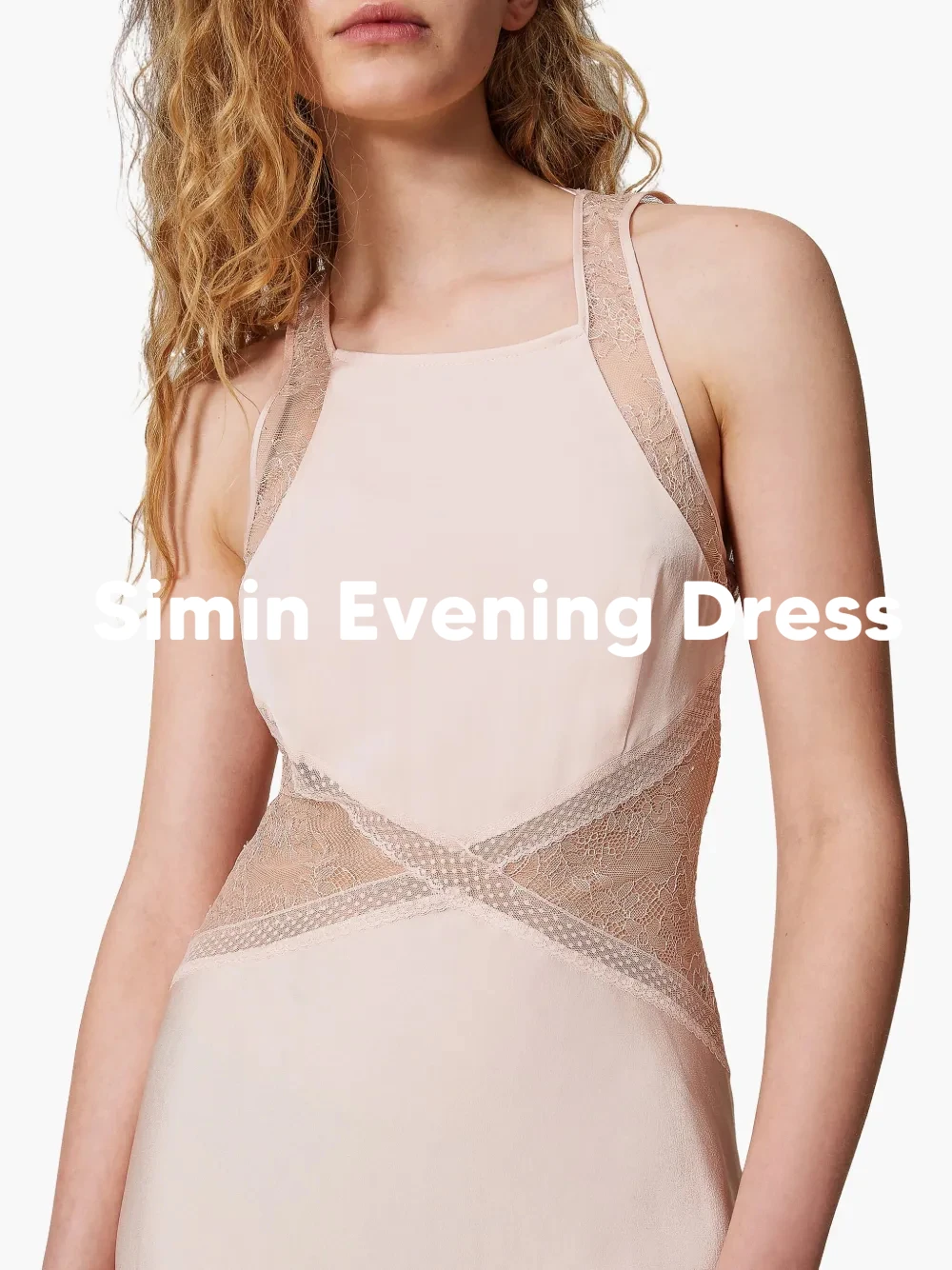 فساتين سهرة بسيطة مخصصة للنساء من Simin بدون ظهر من الدانتيل حورية البحر مع أكمام بطول الكاحل فساتين حفلات أنيقة 2026