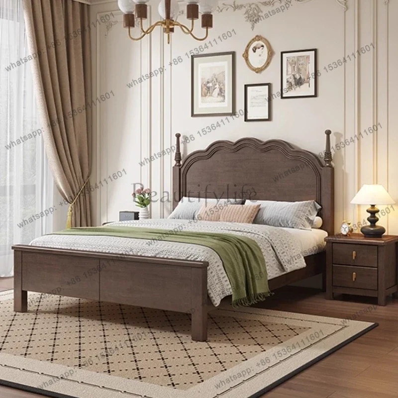 Girls Castle Bed Double Luxury Princess Modern Bedroom Floating Frame Massage Bed Sleeping Wooden Cama Solteiro Trendy Furniture