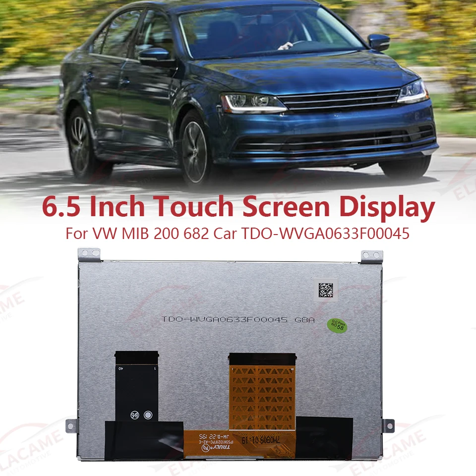 

Matte/Glossy OEM 6.5" Touch Screen Display Moniter TDO-WVGA0633F00045 For MIB STD2 680 684 200 For VW Skoda/Tiguan/Passat /Golf