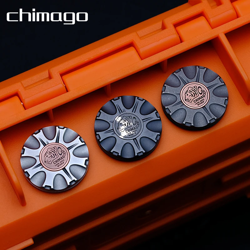 Chimago Haptic Coin Adult Stress Relief Toys EDC Metal