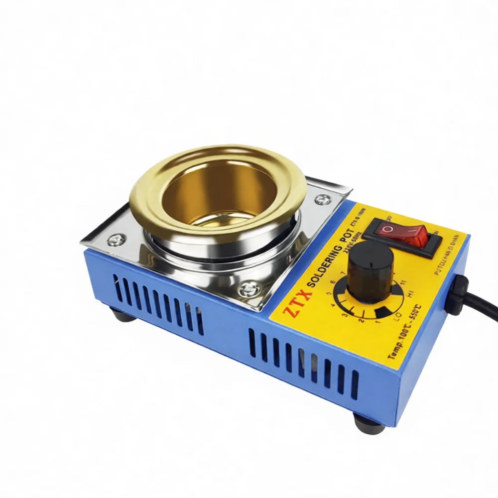 Professional Desktop Solder Pot For Xinghua Titanium Inner Tank Melting Furnace Adjustable Temperature Lead Free Tool