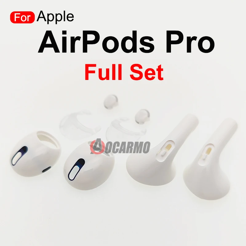 Earphone Complete Housing Case Shell Bottom Charging Contact Point Replacement Parts For Apple AirPods Pro