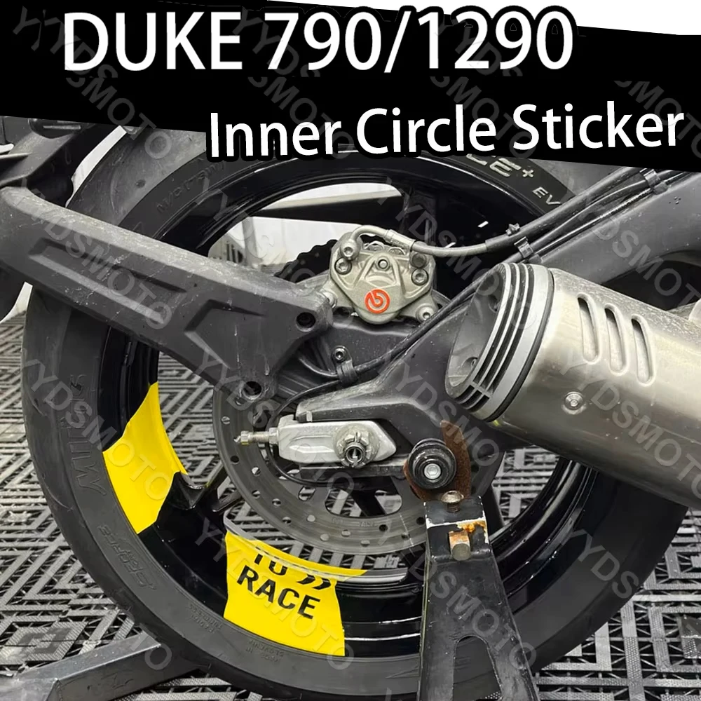 Motorcycle Accessories Wheel Sticker Inside of Hub Rim Arrow Decals Waterproof Does Not Fall off For 790/890/1290 Super Duke