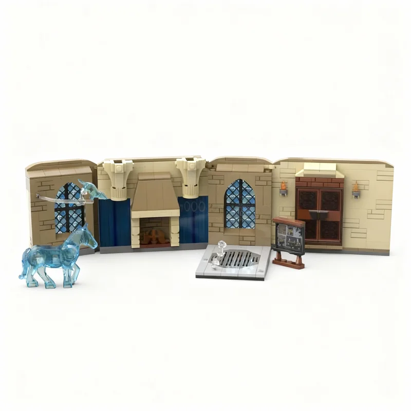 

578pcs MOC Wizards Castle Addition Room Requirement Magic Wizard Model Building Blocks Christmas Gifts Construction Toys Brick