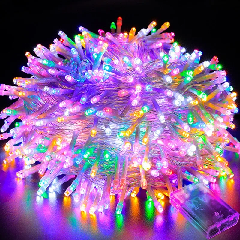 

LED Battery String Lights Outdoor Waterproof Fairy Lighting Strings Garland Lamps For Holiday Christmas Wedding Party Decoration