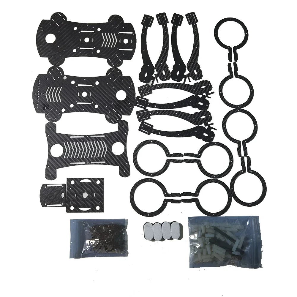 Wielbasis 450 mm koolstofvezel Quadcopter Frame Kit met 40A 2-6S ESC 50 mm edf Flight Controller M8N 8N GPS / Flysky FS-i6