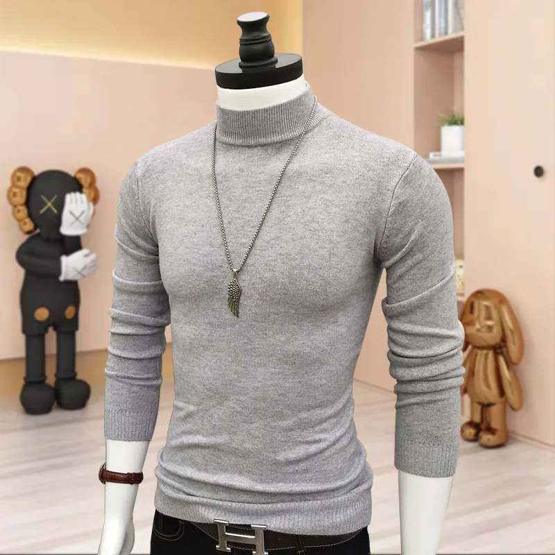 Suéter Pulôver Gola Polo Elegante Masculino