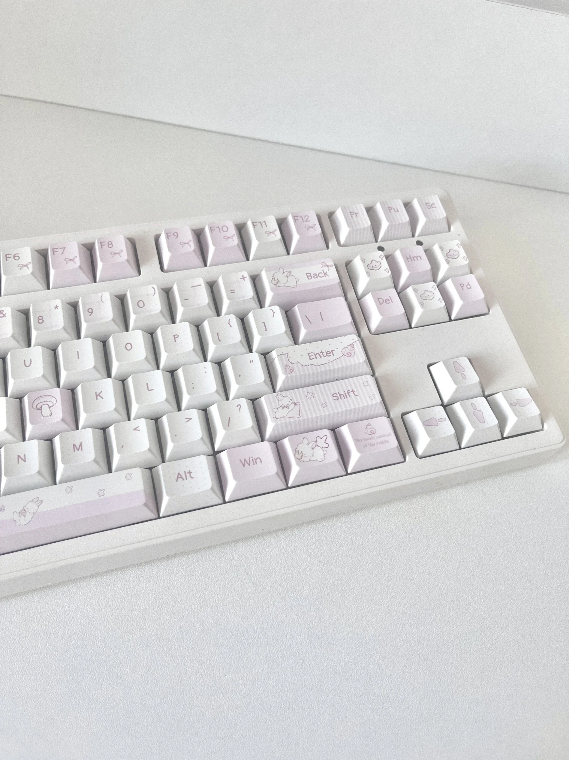 

Original design keycap PBT five-sided sublimation cross shaft mechanical keyboard cap