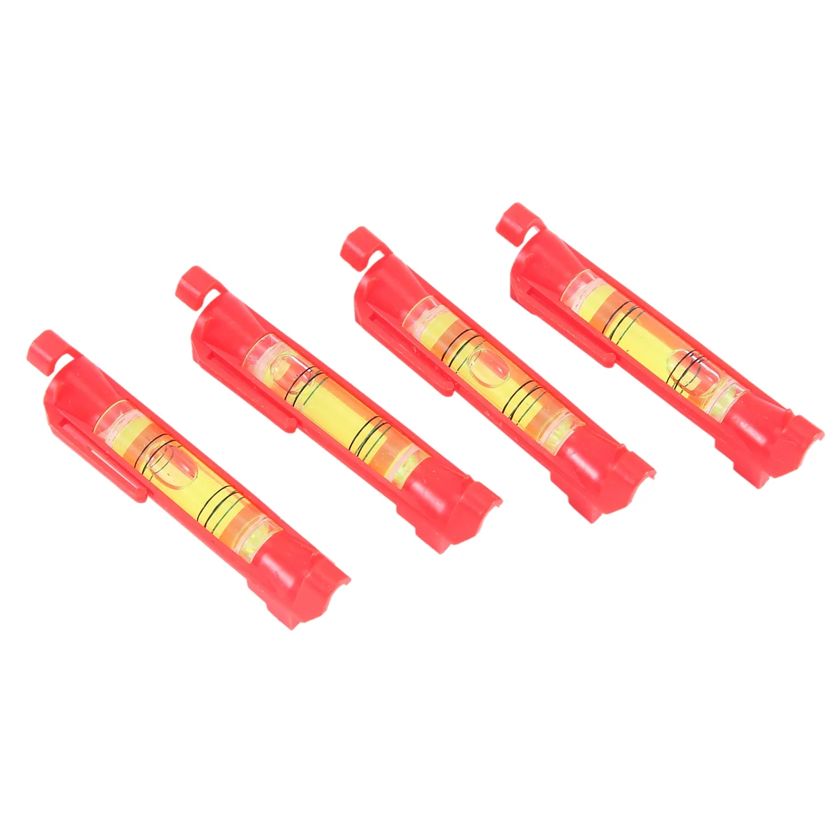 4Pcs String Level Hanging Line for Leveling Surveying, Building Trades, Bricklaying, Etc. (Red)