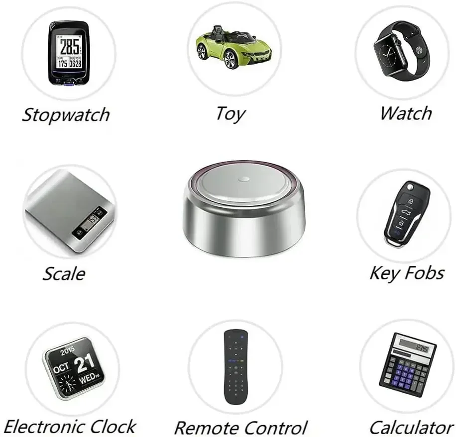 Batería de litio CR1620 de 3V, batería Li-MnO2Button Compatible con reloj, llavero, calculadora, control remoto de coche, Control remoto, juguetes, etc.