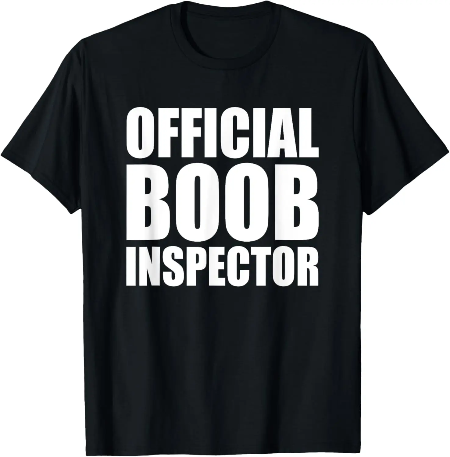 Official Boob Inspector Last Minute Halloween Costume Party T-Shirt