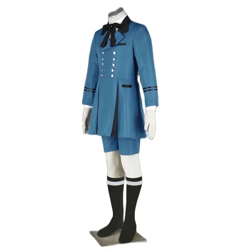 qq023 Black Butler Ciel Phantomhive packaging Sebastian Kuroshitsuji Aristocrat Cosplay Costume and
