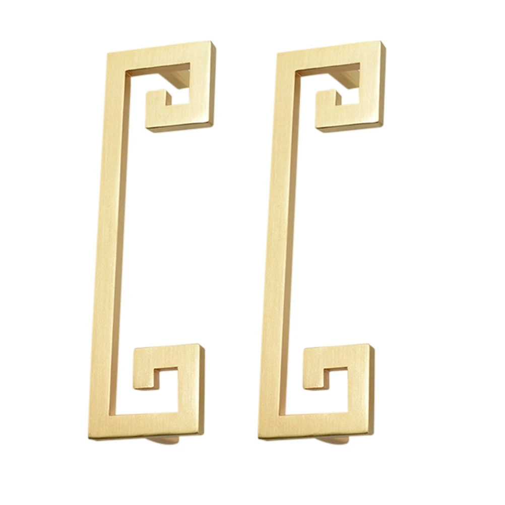 

2Pcs Cabinet Door Handle Zinc Alloy Durable Replacement Drawer Knob for Kitchen Wardrobe Jewelry Box Easy Install Hardware