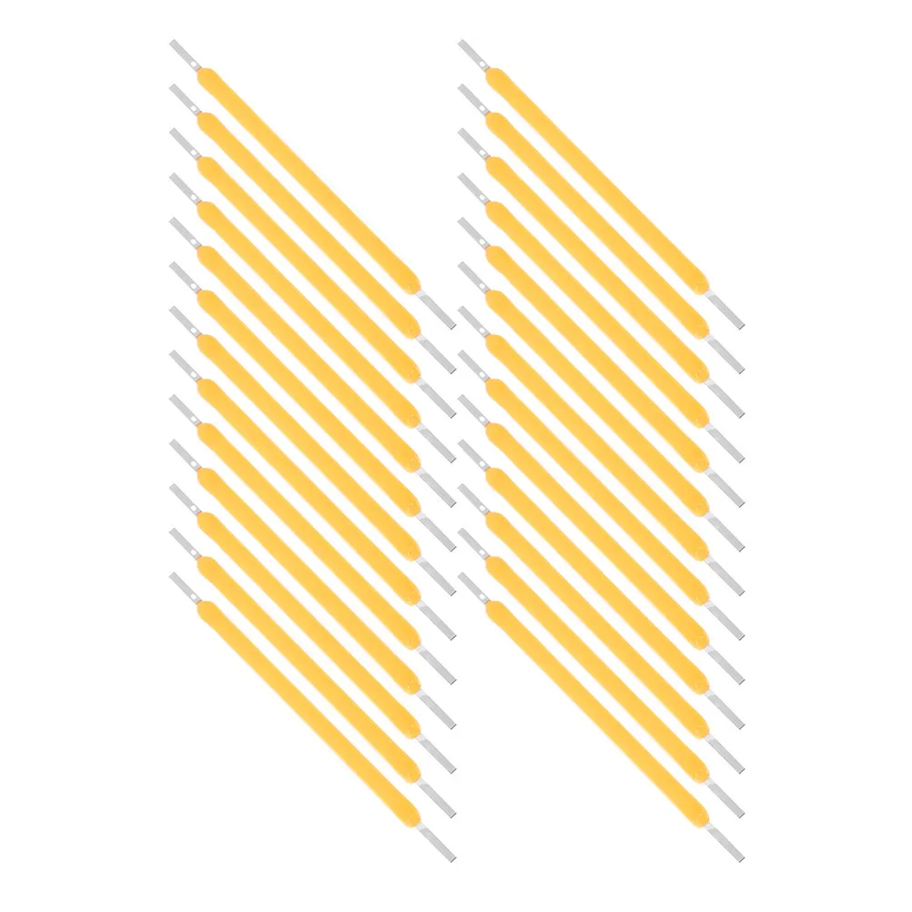 

50 шт. жестких светодиодных нитей 2700K (теплый свет) для ремонта светодиодных ламп, энергоэффективные нити для светильников и ламп