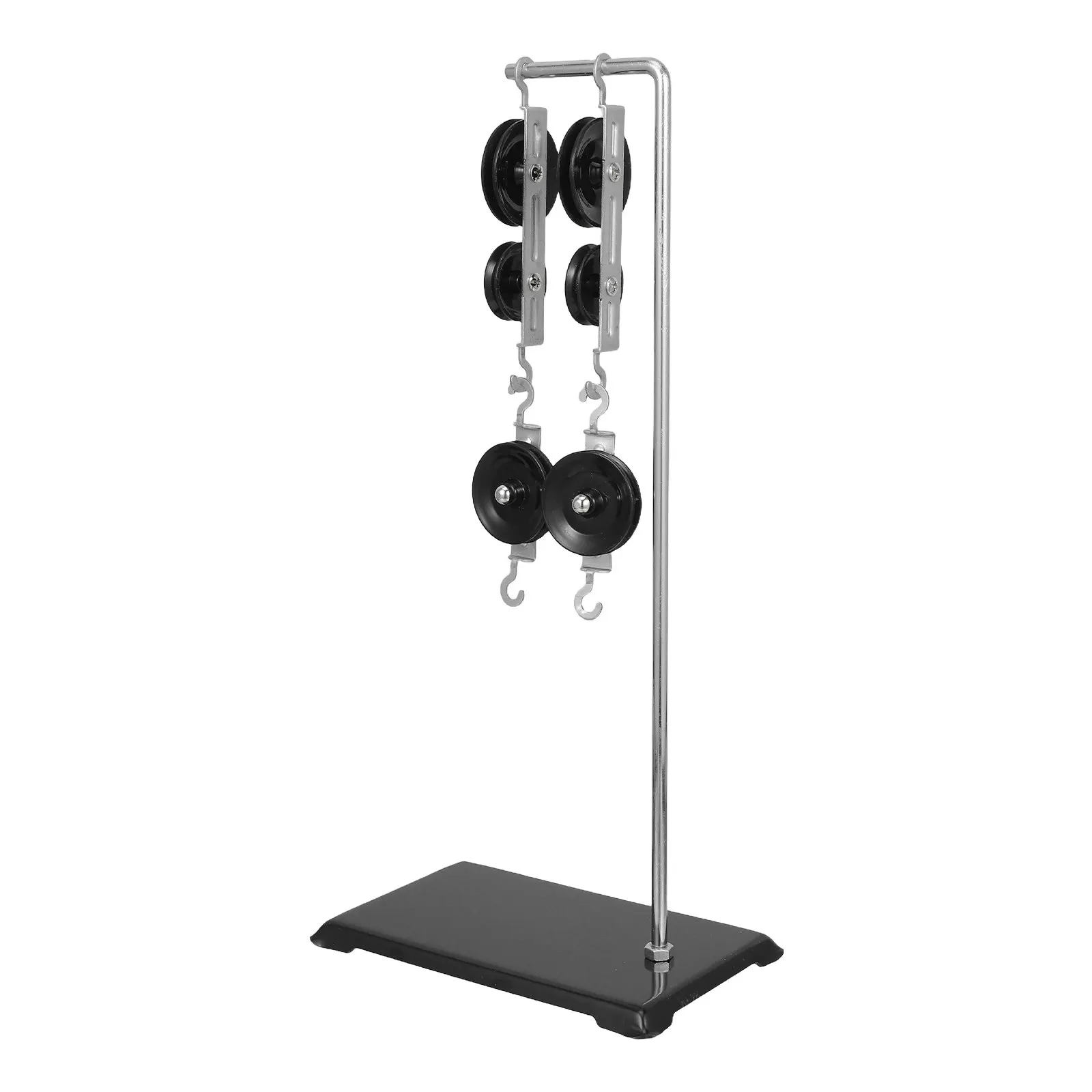 1Set Optimized Stability Pulley System Galvanized Steel Frame for Physics Experiments Science Classroom Pulley Kit Science