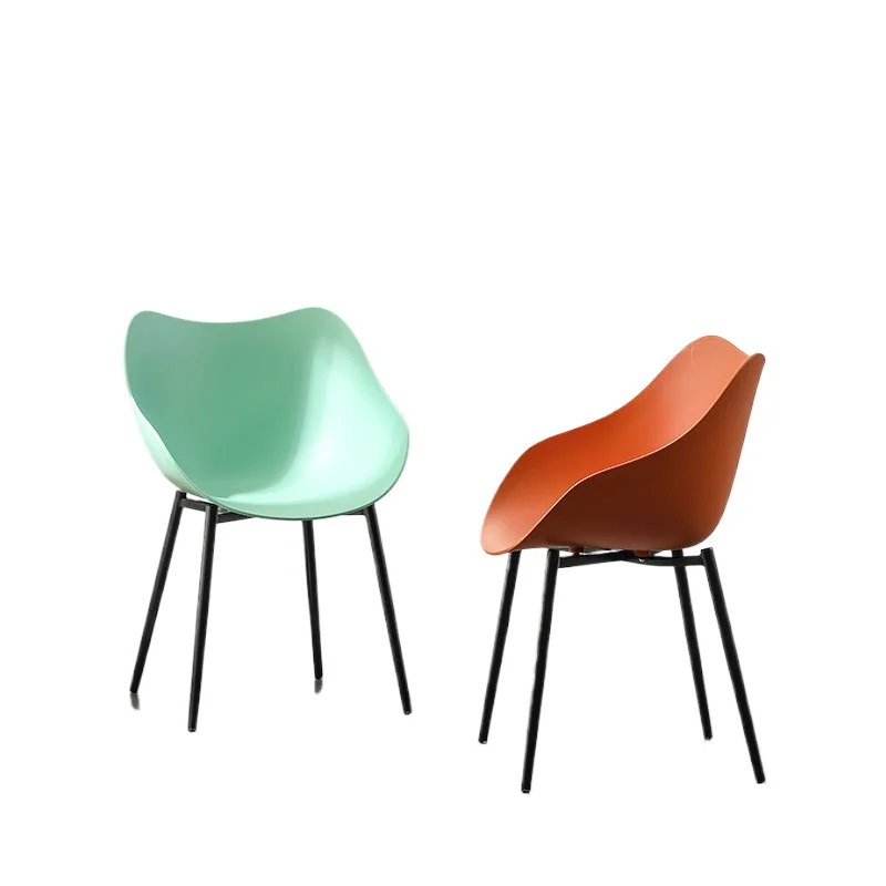 

Backrest lazy stool celebrity leisure creative Nordic ins style, restaurant dining chair creative designer