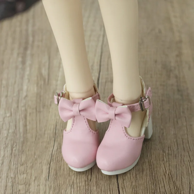 1/4 1/3 BJD Shoes MSD SD Bow High heel boots Supper Dollfie DREAM DK DOD Dollmore SOOM Luts AOD DZ MID AF