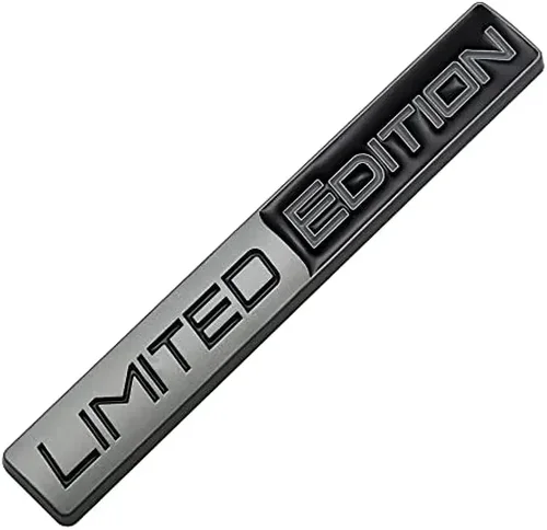 Emblema adhesivo de aluminio y Metal de edición limitada 3D, insignia para maletero trasero, pegatina para guardabarros, calcomanía para el cuerpo, emblema de edición limitada para coche