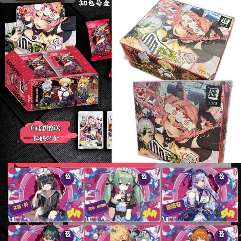 

Новая карта Zenless Zone Zero Deluxe Edition, серебряная флэш-карта Ellen Joe Alexandrina Sebastien, коллекционные карты в стиле аниме, игрушки, подарки