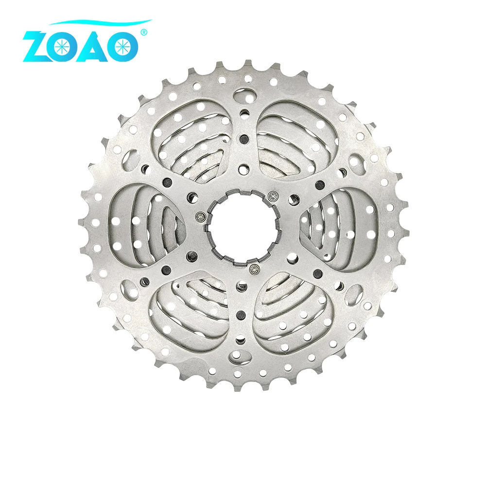 ZOAO Kaset Sepeda MTB/Road Freewheel HyperGlide Sprocket 8/9/10/11/12/13 Kecepatan 36T/40T/42/T46T/50T Kaset K7 untuk Shimano