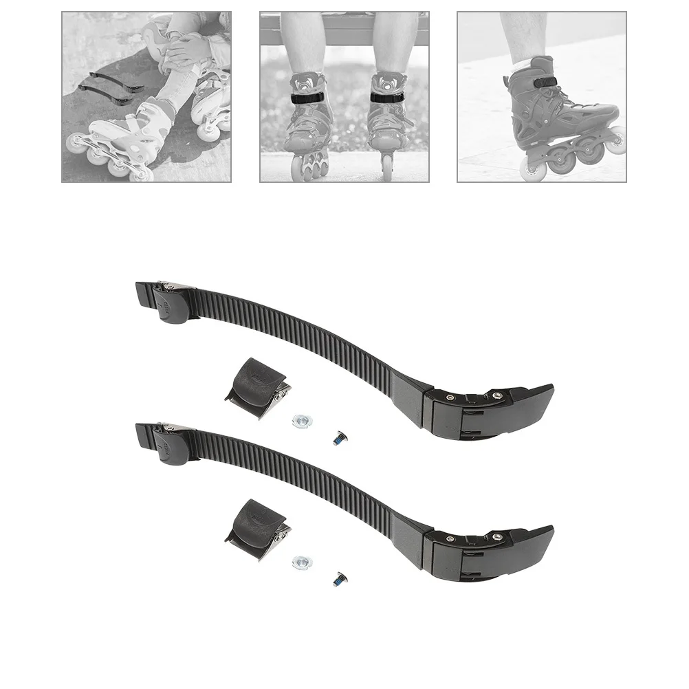 

2 компл., сменные ремни для обуви для катания на коньках, аксессуары для крепления роликовых коньков, прочные инструменты для крепления из ПВХ, профессиональные