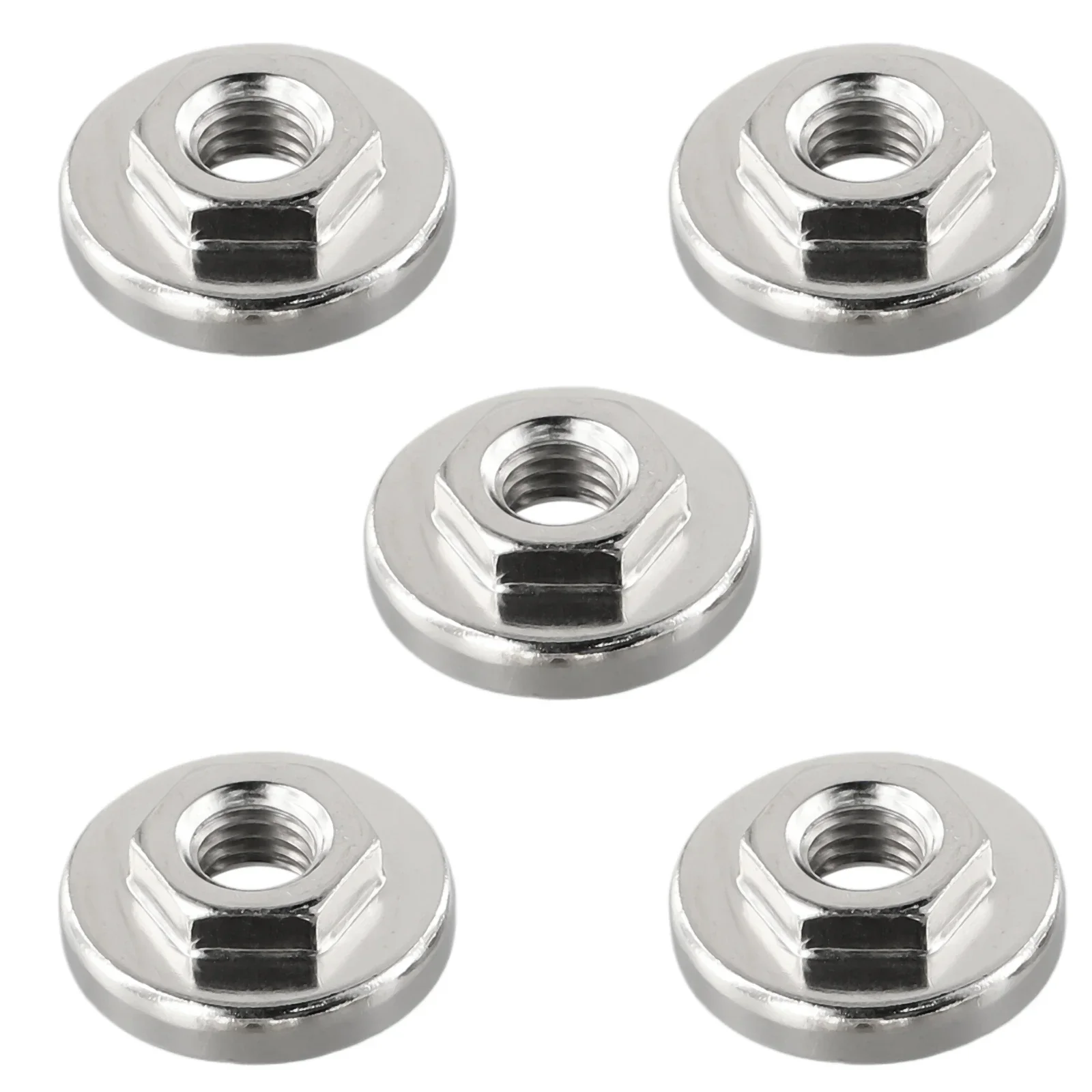 

5pcs M10 Angle Grinder Nuts Screw Thread Stainless Steel Nut For 100 Type Angle Grinder Power Tool Accessories