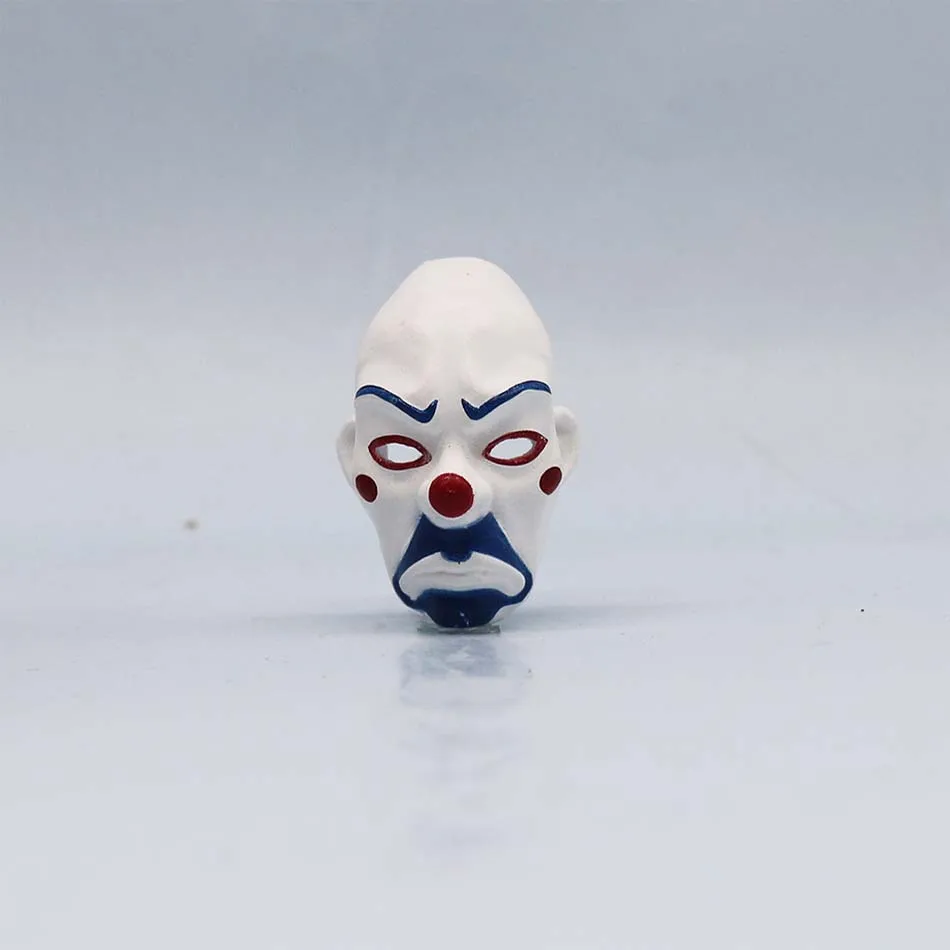 24cm Joker Heath Ledger Action Figure Sitting Green Suit Handheld Joker Mask Doll Desktop Decoration Model Toy Christmas Gift