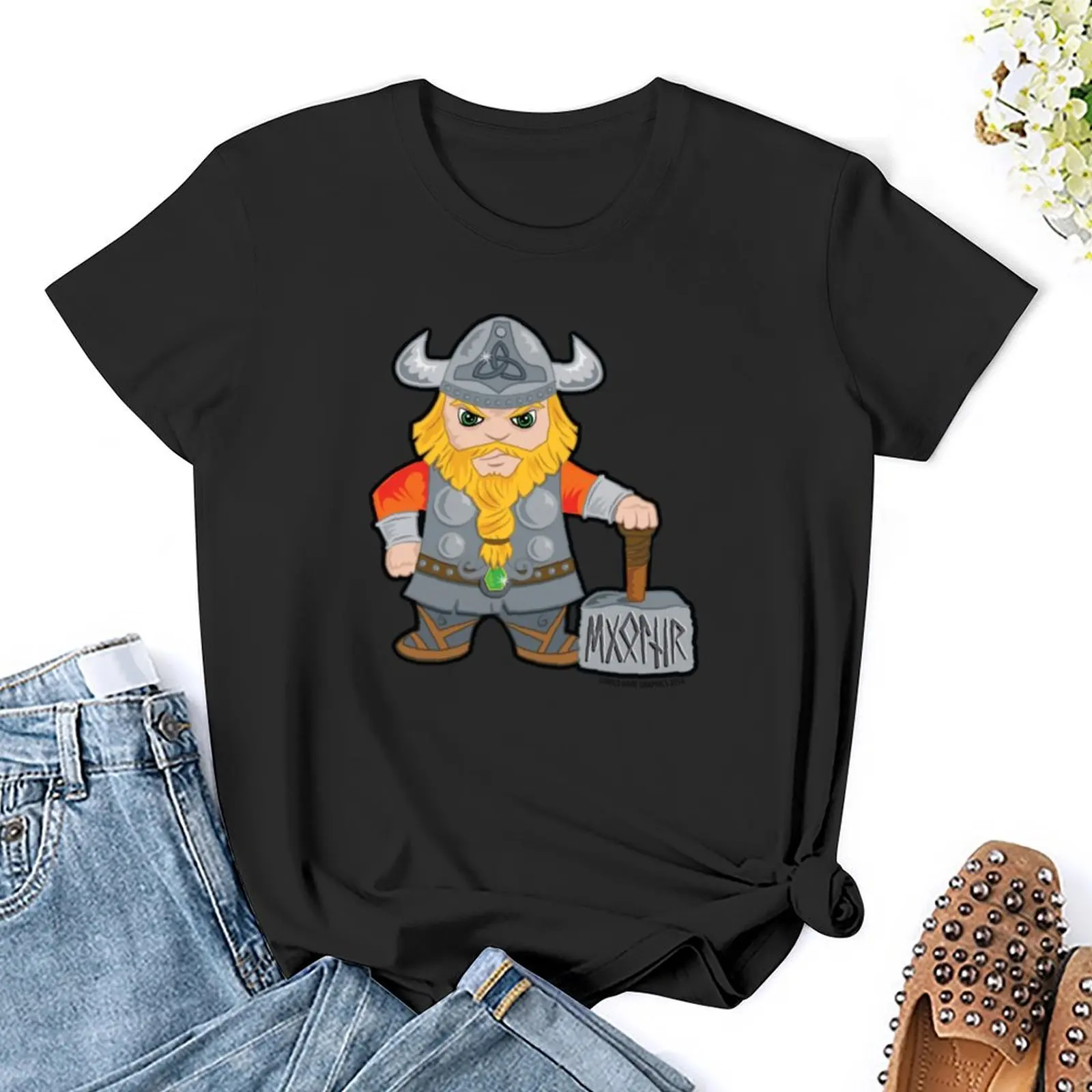 Thor, God Van De Donder T-Shirt Tops Shirts Grafische T-Shirts Kawaii Kleding Oversized T-Shirts Voor Vrouwen