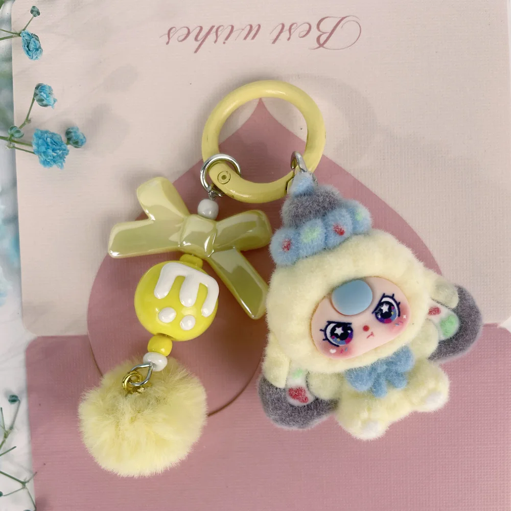 1pc Tasche Anhänger Für Kawaii Baby Drei Mini Cartoon Baby Drei Schlüsselbund Nette Puppe Geschenk Diy Anhänger Zubehör Dekoration