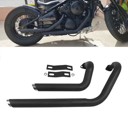 For Kawasaki Vulcan 800 S EN800 VN800 S800 VN400 All Years Motorcycle Exhaust Pipe With Muffler Silencers Aerofluxus Vent Pipe
