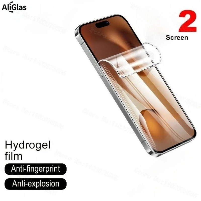 

2 шт. не стекло для Realme GT 8 Pro GT 7 GT 7 T гидрогелевая пленка Защитная пленка для экрана телефона Мягкая пленка Гладкая сенсорная полноэкранная пленка
