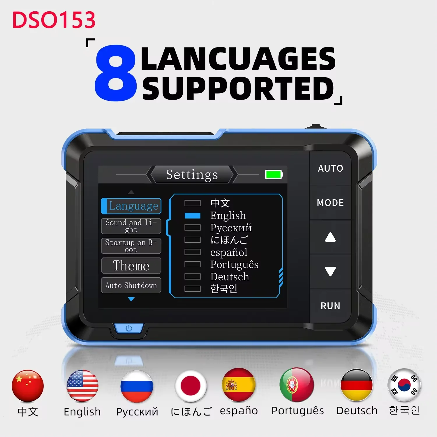 DSO153 2 in 1 Handheld Oscilloscope/DDS Signal Generator Multi-Functional Portable Mini Signal Generator ,Automatic Shutdown