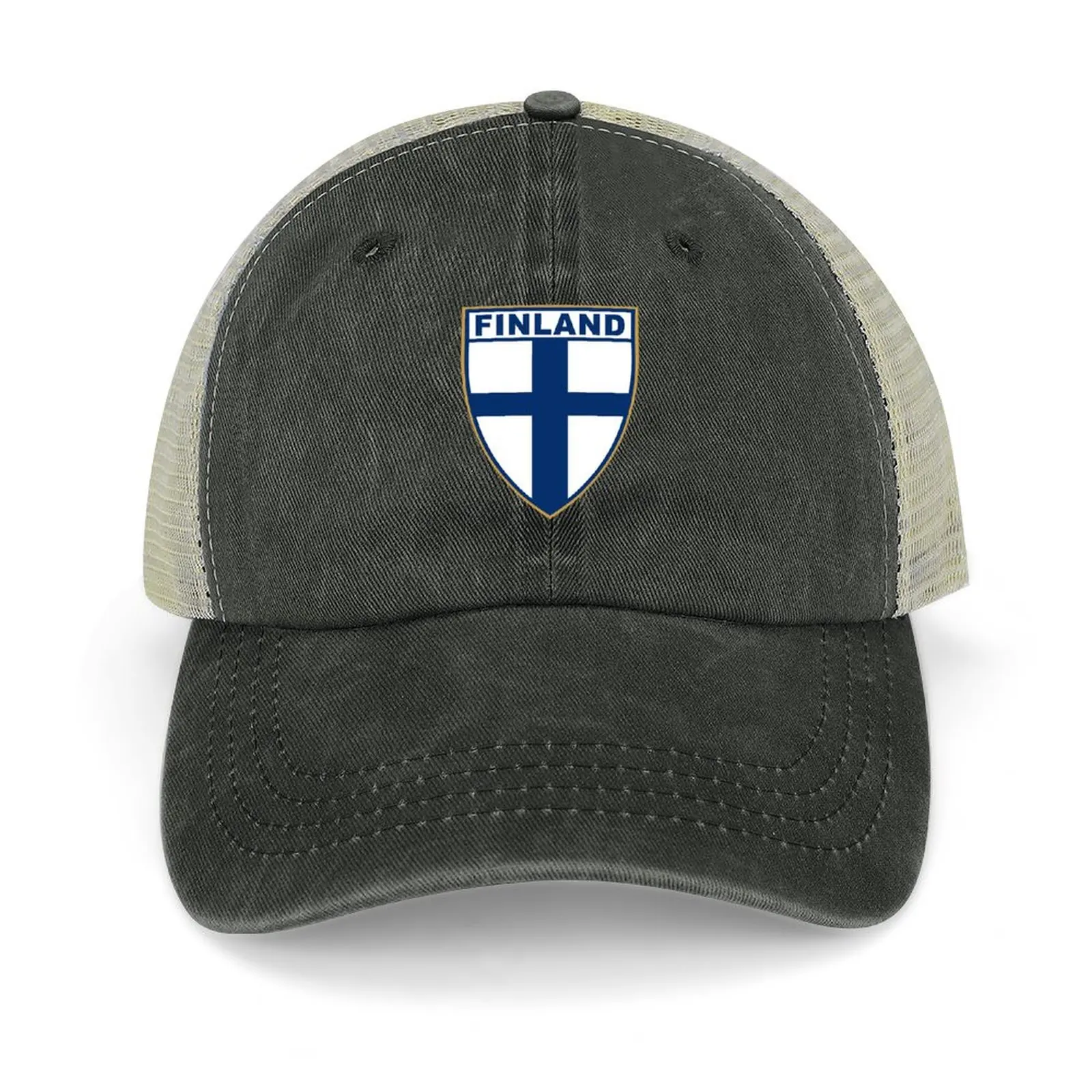 

Finland National Football Team Soccer Retro Huuhkajat Number 10 Baseball Cap black derby hat Hats For Men Women's