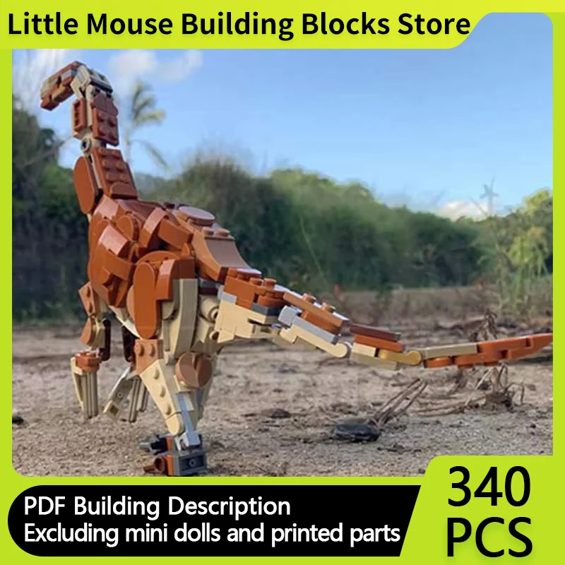 Popular Animal  Model MOC Building 1: 32 Restoring Dinosaur Models Modular Technology Gifts Holiday Assemble Children Toys Suit