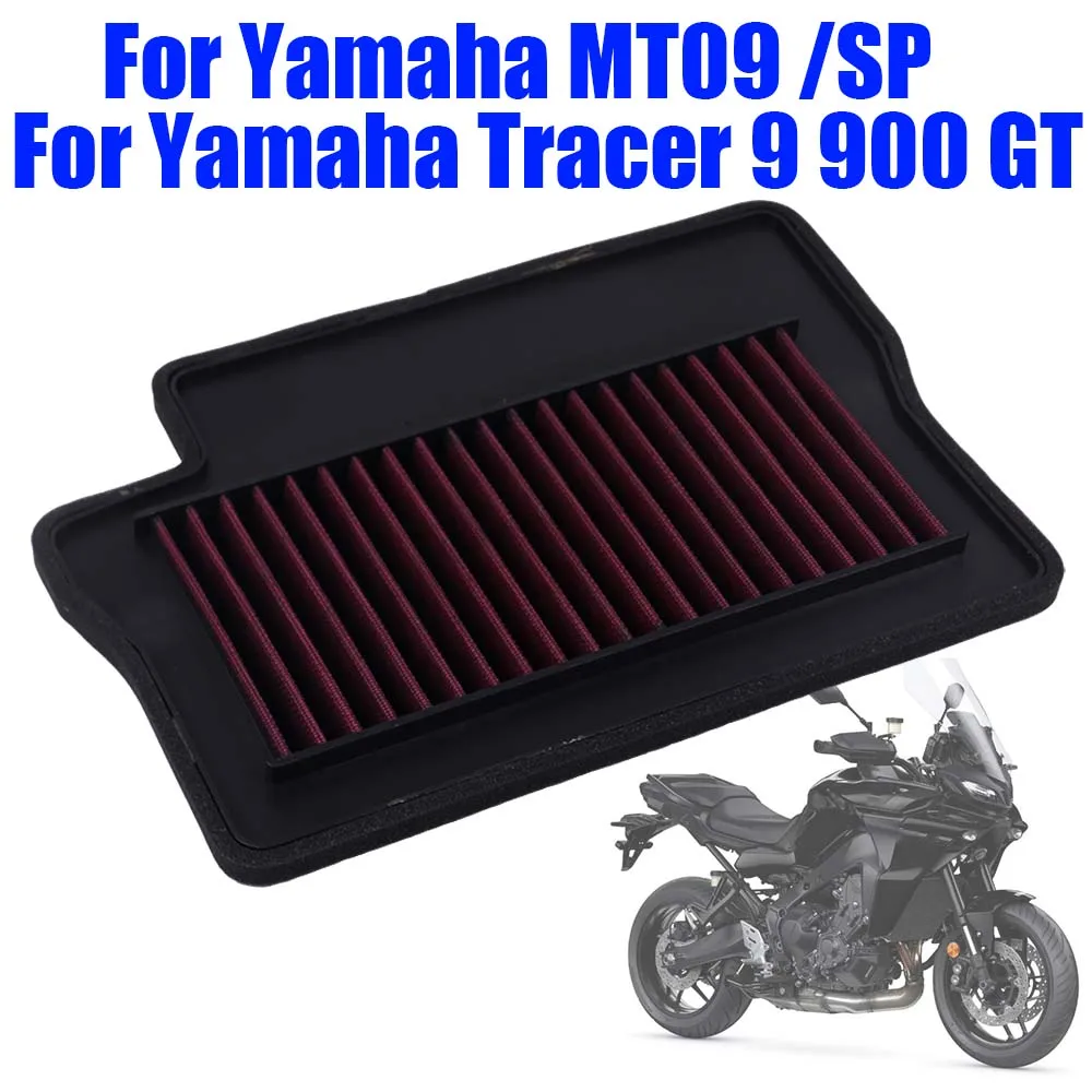 

Motorcycle High Flow Air Filter Element Cleaner Air Intake Filters For Yamaha MT-09 MT09 Tracer 900 9 GT 9GT 900GT 2021 - 2024