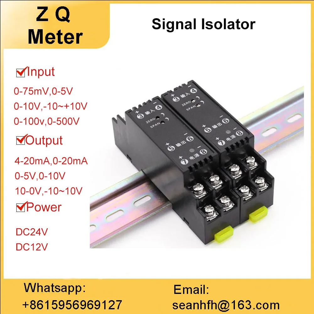 

Горячая Распродажа Многофункциональный преобразователь постоянного тока и напряжения, сигнальный изолятор от 4 до 20 мА до 0-10 В, аналоговый преобразовательный модуль 75 мВ