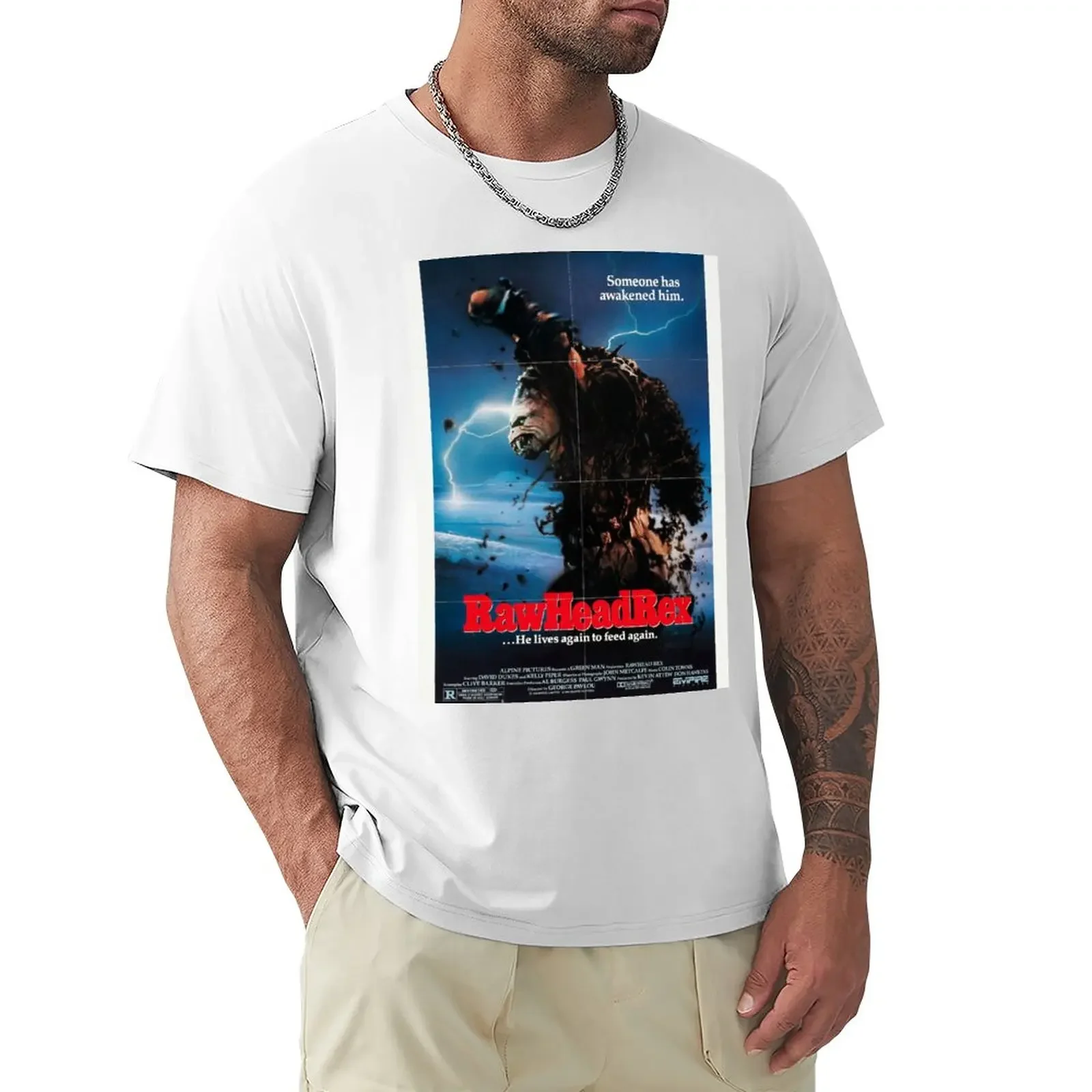 Rawhead Rex T-Shirt oversized plus size tops Short sleeve tee men