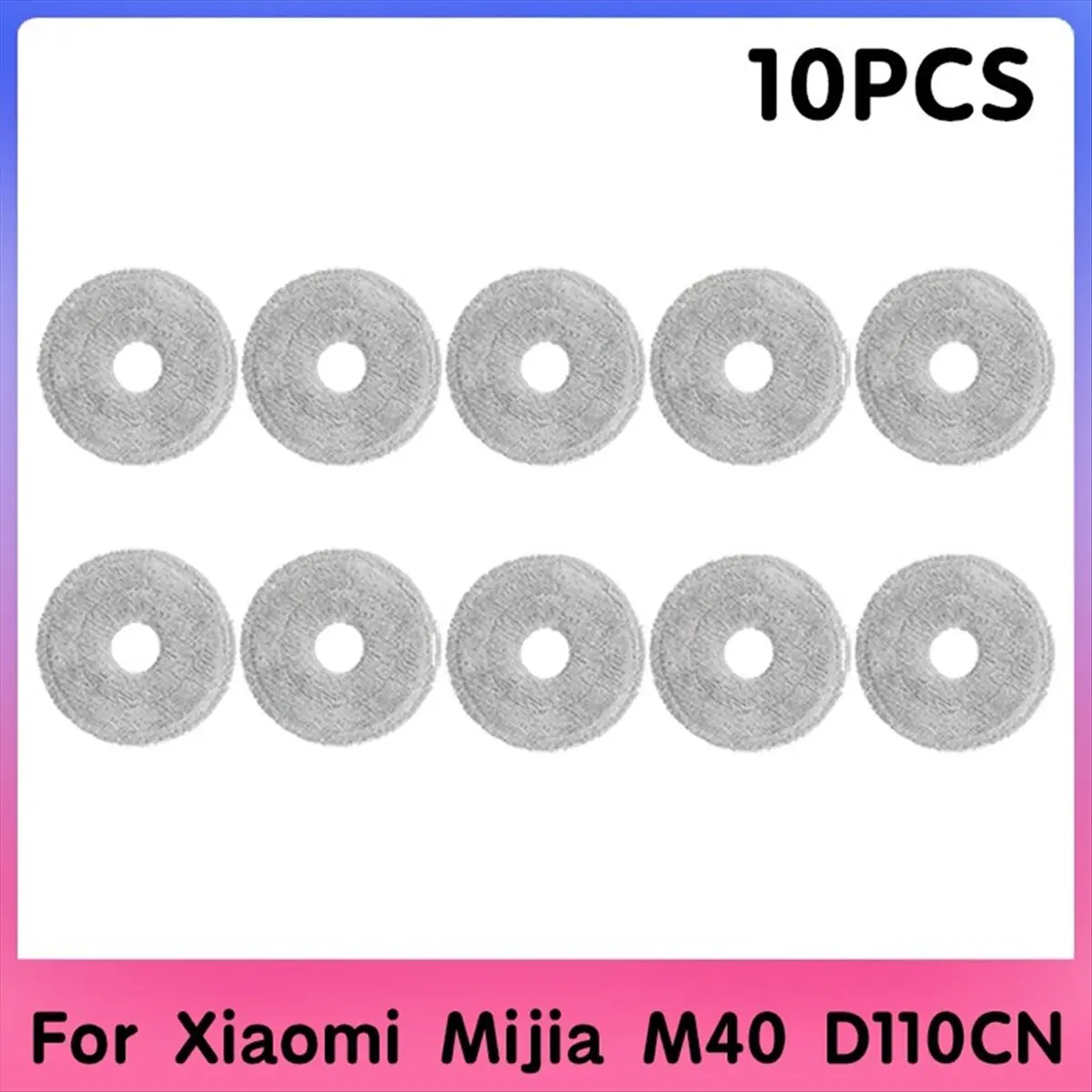 【Newest AT03】Mop Cloth Compatible for M40 D110CN Robot Replacement Parts Mop Cloth Accessories